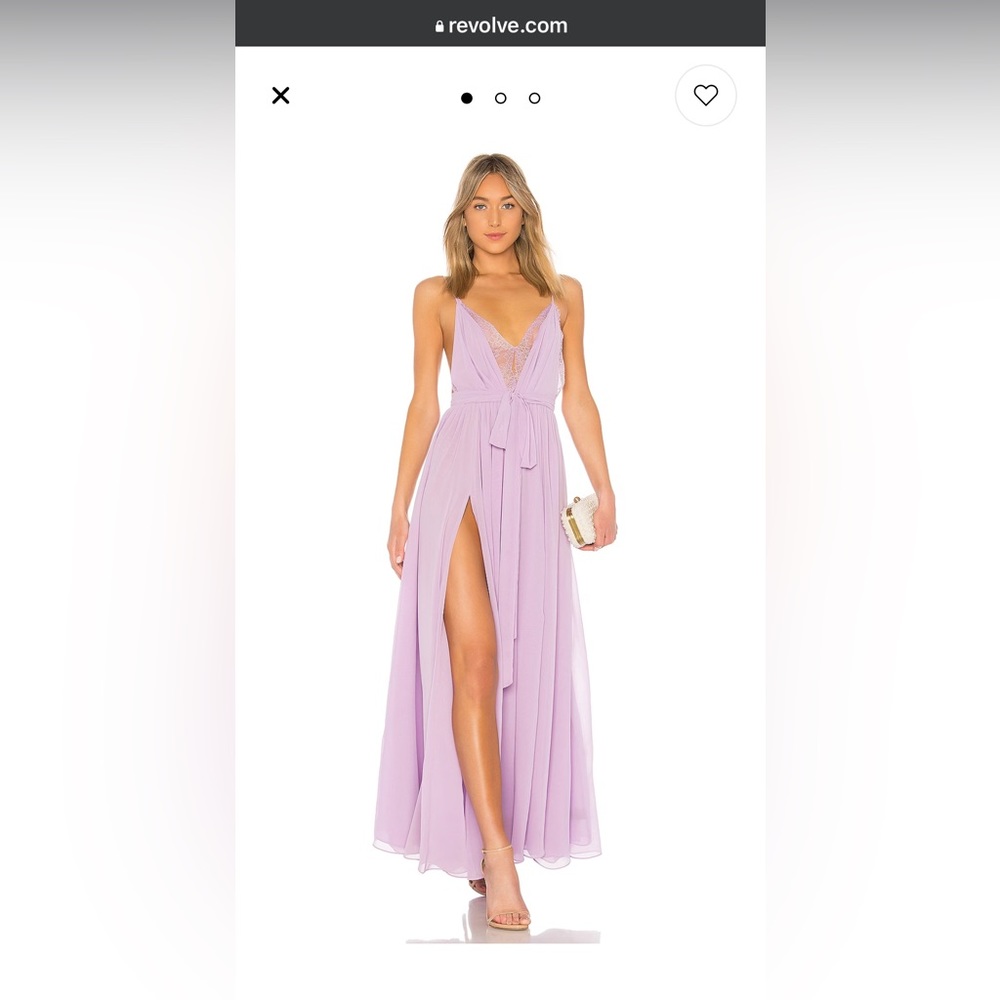 x Revolve Justin Gown in Lavender